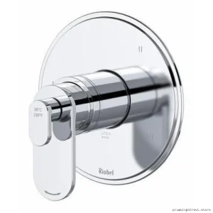 RioBel Chrome Thermostatic Shower Valve Trim with 5 Spray Functions