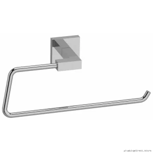 RIOBEL Kubik Chrome Towel Ring - Modern Bathroom & Shower Accessory KS7C