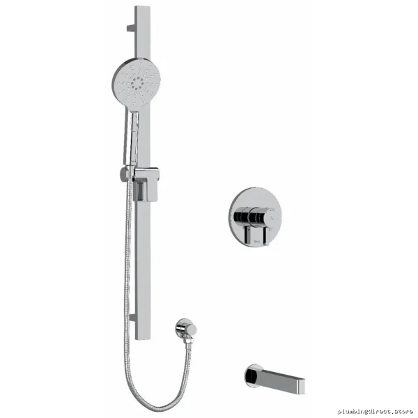 RIOBEL Tub & Shower Faucet Trim Set - Chrome Finish TKIT1244PXTMC