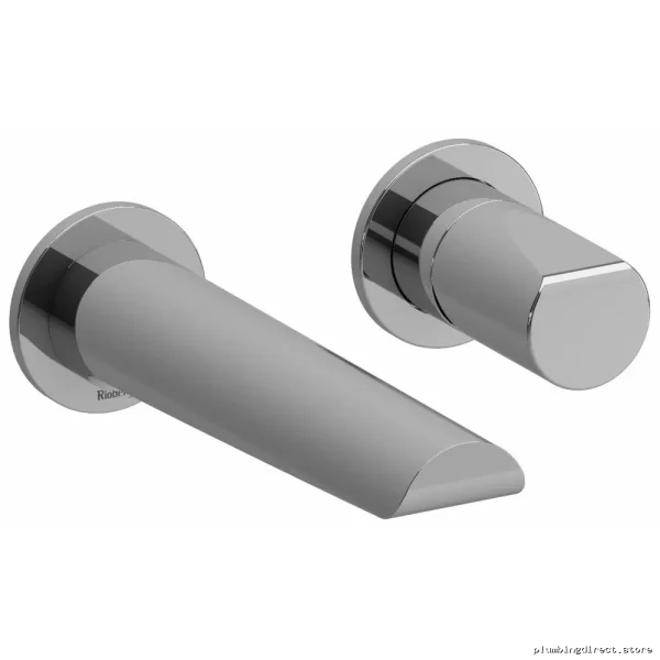 RIOBEL Chrome Wall Mount Faucet Trim with Knob Handle - 1.2GPM Bathroom Tap