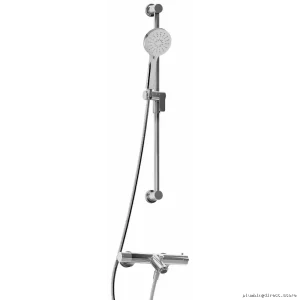 RIOBEL CS Thermostat Valve - Chrome Modern Design Kit