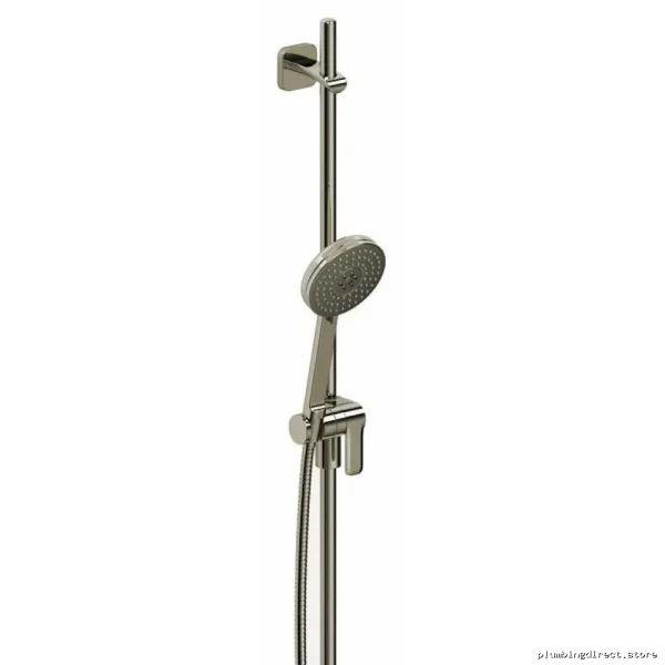 Dual-Function Rainfall Handshower with 36-Inch Adjustable Rail - Polished Nickel 7007PN RIOBEL