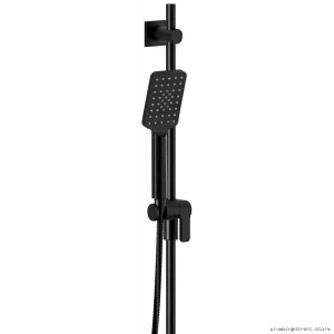 RIOBEL Dual-Mode Handshower with 36-Slide Bar - Black 4825BK