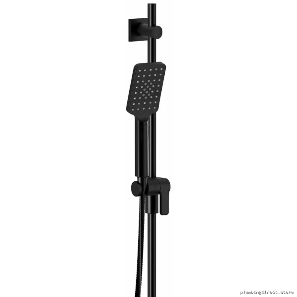 RIOBEL Dual-Mode Handshower with 36-Slide Bar - Black 4825BK