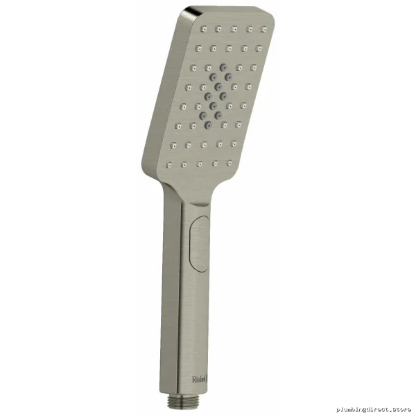 Dual Spray Handheld Shower Head in Brushed Nickel - RIOBEL 4365BN Modern Design