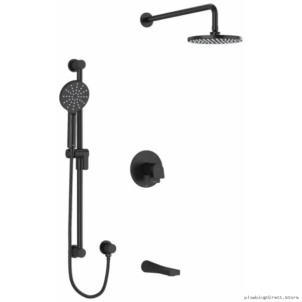 RIOBEL TKIT1345ODBK Black Tub & Shower Faucet Trim