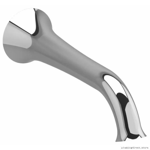 RioBel ED80C Chrome Tub Spout - Modern Bathroom Edge Design
