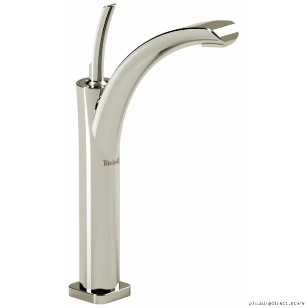 RIOBEL SL01PN Joystick Handle Single Hole Vessel Sink Faucet - 1.0 GPM Polished Nickel