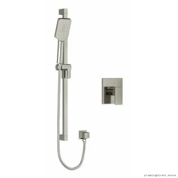 Riobel Brushed Nickel Kubik Shower Faucet PEX Expansion Balance Pressure US54BN-EX