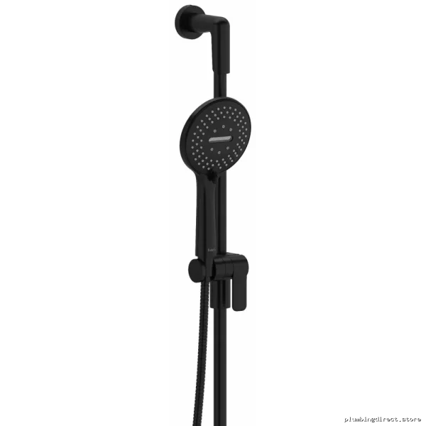 RIOBEL Luxury Black Handshower with Adjustable Height & 3 Modes