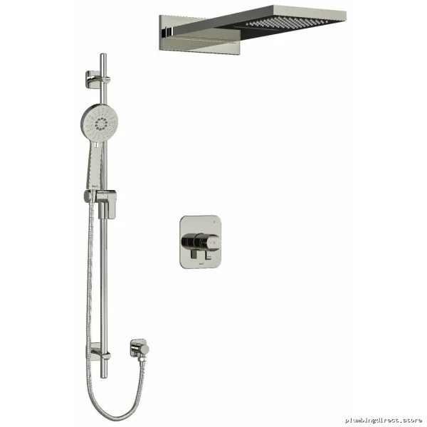 Luxury Polished Nickel Thermostatic Shower System by Riobel