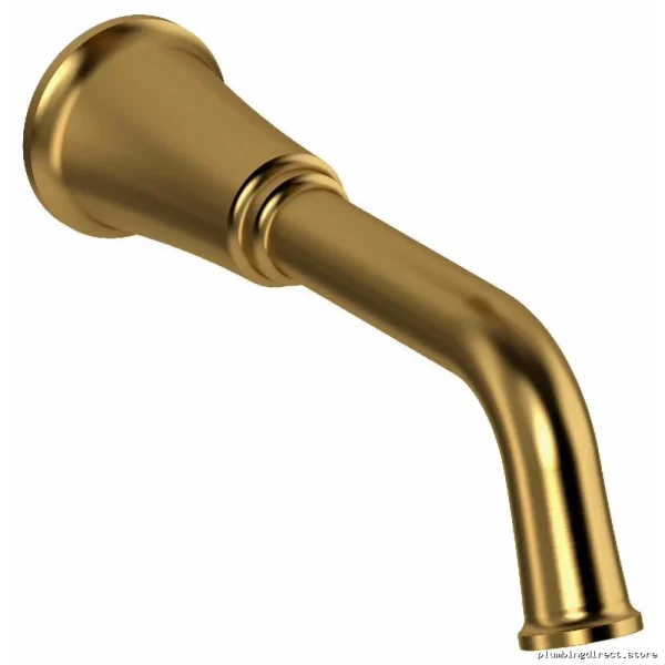RIOBEL MMSQ80BG Momenti Luxury Brushed Gold Tub Faucet Spout