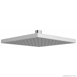 RIOBEL Chrome 458C Durable Square Plastic 8-Piece Showerhead – Modern Design