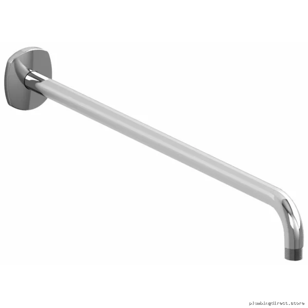 RIOBEL 593C Modern Wall-Mounted Shower Arm with Oval Chrome Escutcheon