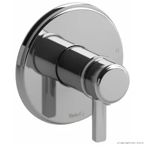 RioBel Momenti Chrome 2-Way Thermostatic Valve Trim for Precise Temperature Control