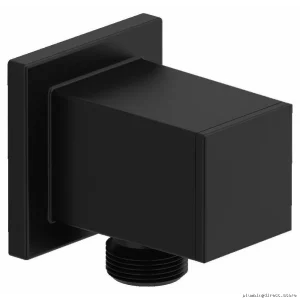 Riobel Black Wall Supply Drop Elbow P774BK - Pro Plumbing Fitting