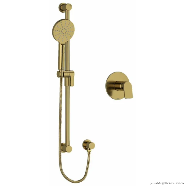 Pressure-Balancing Shower Faucet PEX-Compatible Brushed Gold RIOBEL OD54BG-SPEX