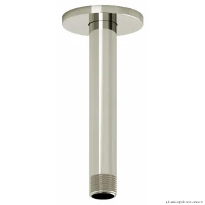6 Polished Nickel Ceiling Shower Arm with Round Base RIOBEL