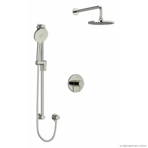 Riobel Polished Nickel Ceiling Shower Faucet Trim Kit