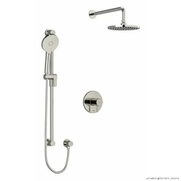 Riobel Polished Nickel Ceiling Shower Faucet Trim Kit