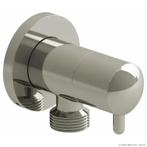 Polished Nickel Handheld Shower Head with Shutoff Valve 780PN by RIOBEL