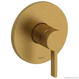 Pressure Balanced Valve Trim Brushed Gold Finish - RIOBEL TPXTM51BG