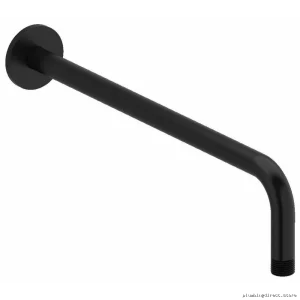 Riobel Pro 16 Inch Shower Arm Flange Set - Black P503BK