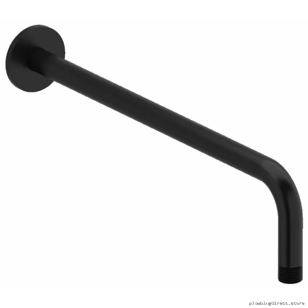 Riobel Pro 16 Inch Shower Arm Flange Set - Black P503BK