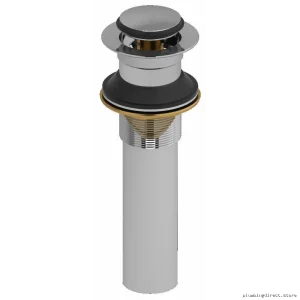 Riobel Chrome Bathroom Sink Push Drain No Overflow PDL150C Pro Model