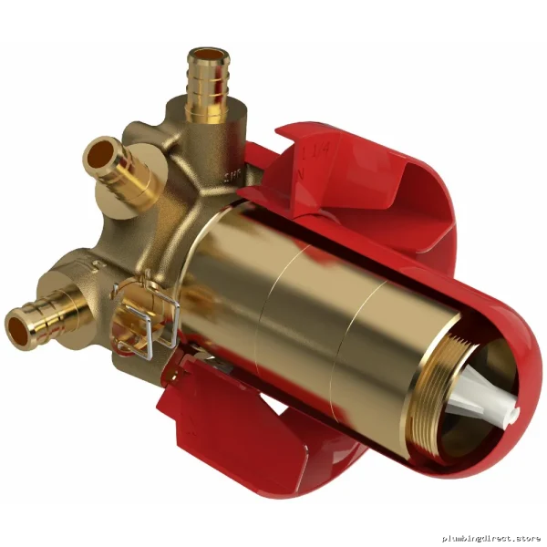 RIOBEL R45-SPEX 3-Way Thermostatic Valve for PEX Plumbing Rough-In