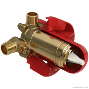RIOBEL R51 Unfinished Brass Pressure Balance Shower Rough-In Valve with Copper Connections