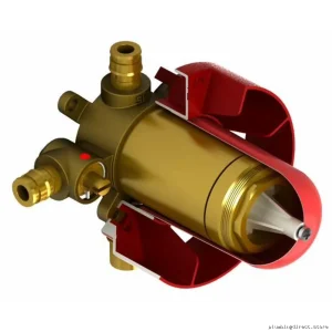 RIOBEL R51-EX PEX Pressure Balance Rough-In Valve Unfinished Brass