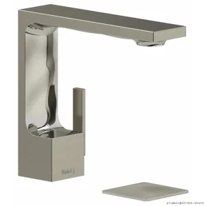 RIOBEL Reflet RFS01BN Single Hole Lever Handle Faucet – 1.2 GPM Brushed Nickel Water-Saving