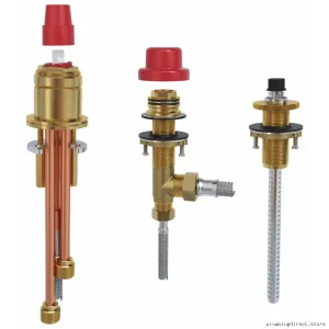 RioBel RHTB 3-Hole Deck Mount Tub Filler Rough-In Valve