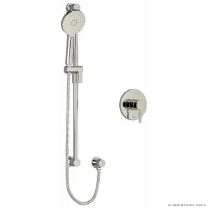 RIOBEL Riu Thermostatic Shower Valve - Polished Nickel Anti-Scald RUTM54PN