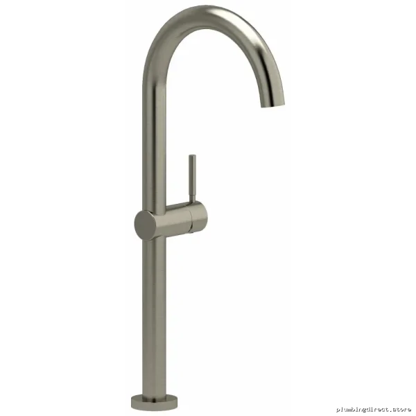 RIOBEL Single Hole Faucet w/ Lever Handle - Vessel Sink 1.2GPM Brushed Nickel RL0