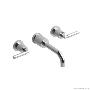 RIOBEL SY03LC Modern Chrome Wall-Mounted Bathroom Faucet