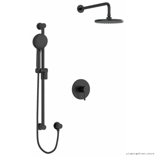Black Edge Shower Faucet Trim - TKIT323EDTMBK RIOBEL