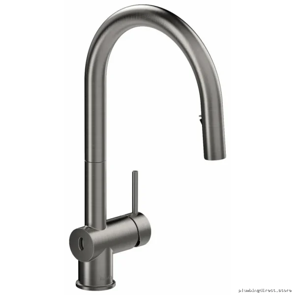 RIOBEL Stainless Steel Touchless Faucet Pulldown Spray with C-Spout AZ211SS