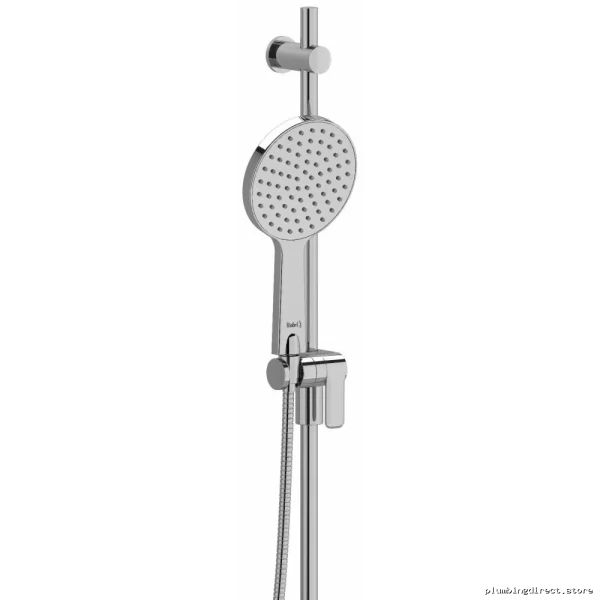 RioBel Triple Spray Showerhead & Adjustable 34-Inch Slide Bar Kit