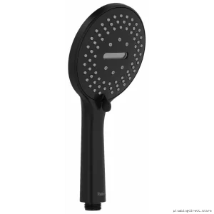 TripleFunction EcoFriendly Handshower with 1.8GPM WaterSaving Black Finish RioBel