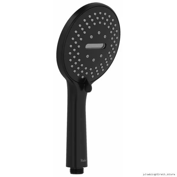 TripleFunction EcoFriendly Handshower with 1.8GPM WaterSaving Black Finish RioBel