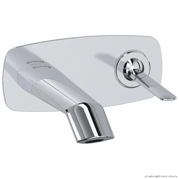 RioBel Venty Chrome Bathroom Faucet Trim - Wall Mount, Lever Handle, 1.2 GPM
