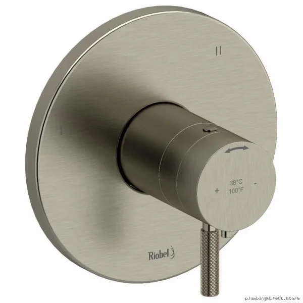 Riu 5-Function Thermostatic Shower Trim in Brushed Nickel - TRUTM45KNBN by RIOBEL