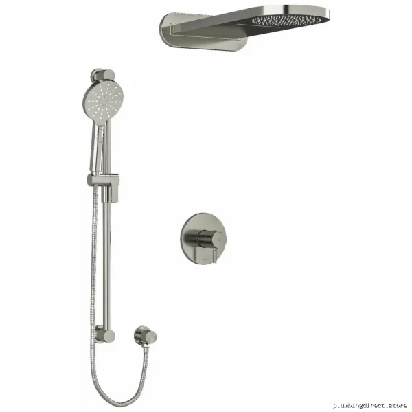 Riu Brushed Nickel Thermostatic Shower Mixer Faucet KIT2745RUTMBN