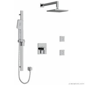 Riverbel Chromethermostat Shower Faucet with PEXExpansion Kit...-Ex