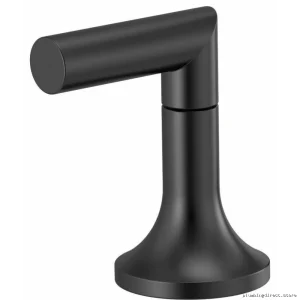 Roman Style Matte Black Tub Lever Handles | Jason Wu HL675-BL Bathroom Fixture