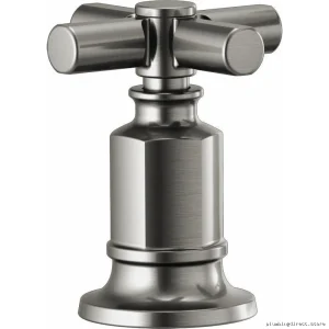 Roman Tub Crossbar Handle Set in Luxe Steel - Brizo HX676-SL