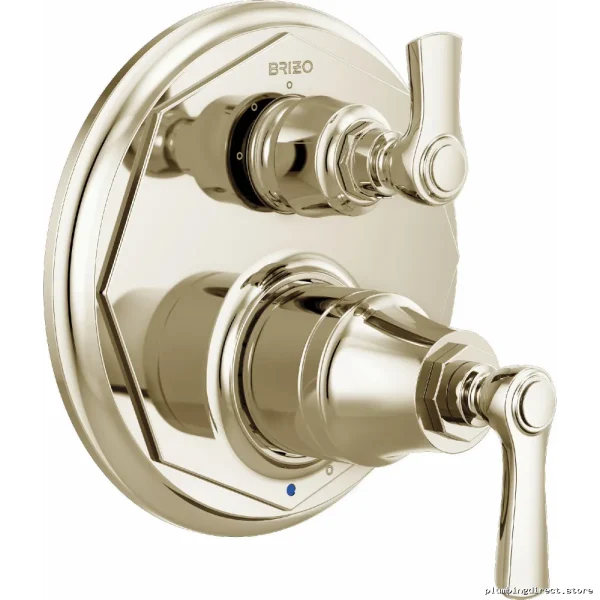 Rook Multi Function Integrated Diverted Trims - Polished Nickel Pressure Balancing Unit | T seven five P five six zero minus PN Brizo