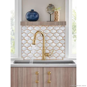 Rook Drawer Pull - Brilliant Luxe Gold Finish 699161-GL Brizo